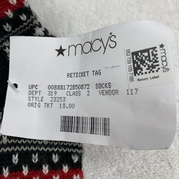 Hue Geo Stripe Boot Socks 2 pair, Aromasoles Double Layer, Sherpa Socks O/S NWT - Picture 5 of 14